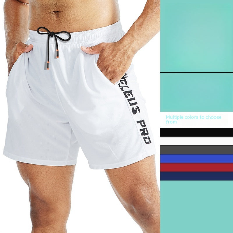 Running Basketball Shorts Breathable Quick-drying Fitness Shorts Loose Training Fifth Pants Lightweight No Pilling