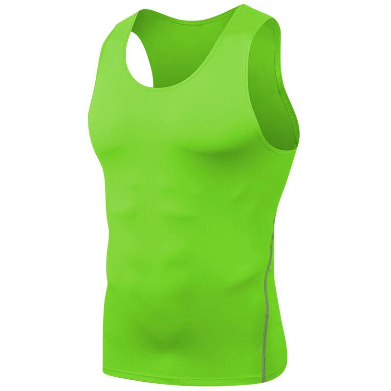 Sports Breathable High-Elastic Vest Tank Top For Basketball Running Training Sweat-Wicking Fitness Apparel